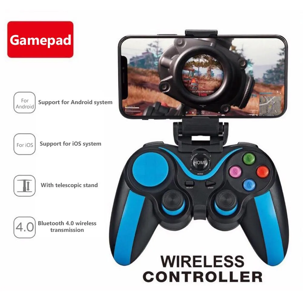 S9 Wireless Game Controller (Gamepad for iOS, Android Phone & PC)