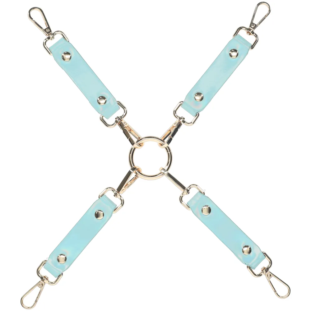 Shots Ouch! Paris Bondage Collection Kit With Bag - Blue