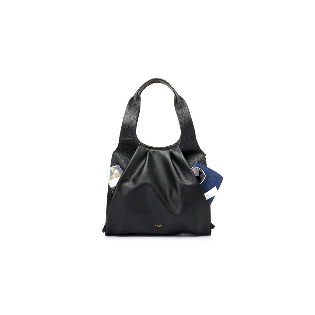 Storksak Kaia Leather Tote Bag - Black