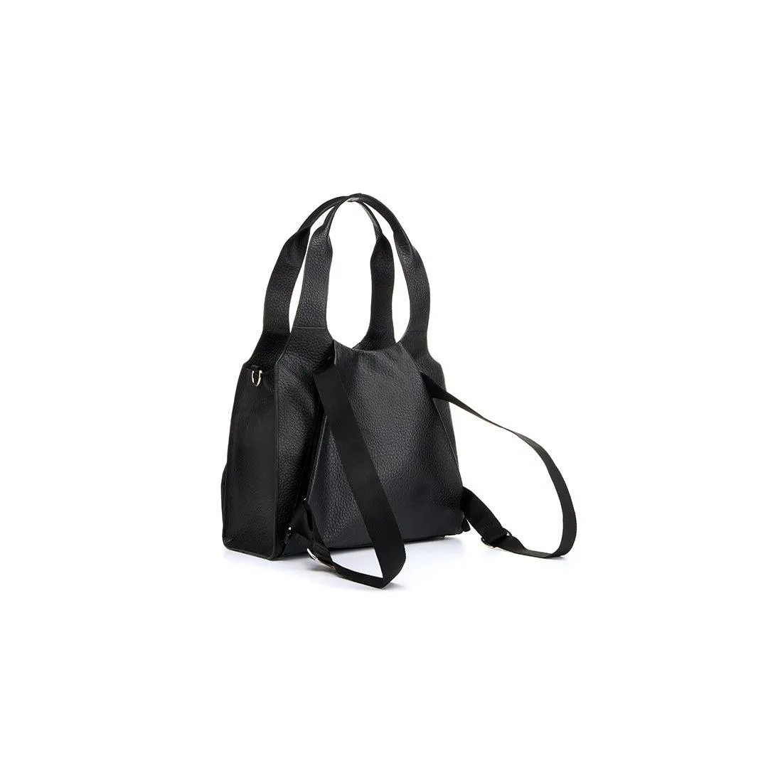 Storksak Kaia Leather Tote Bag - Black