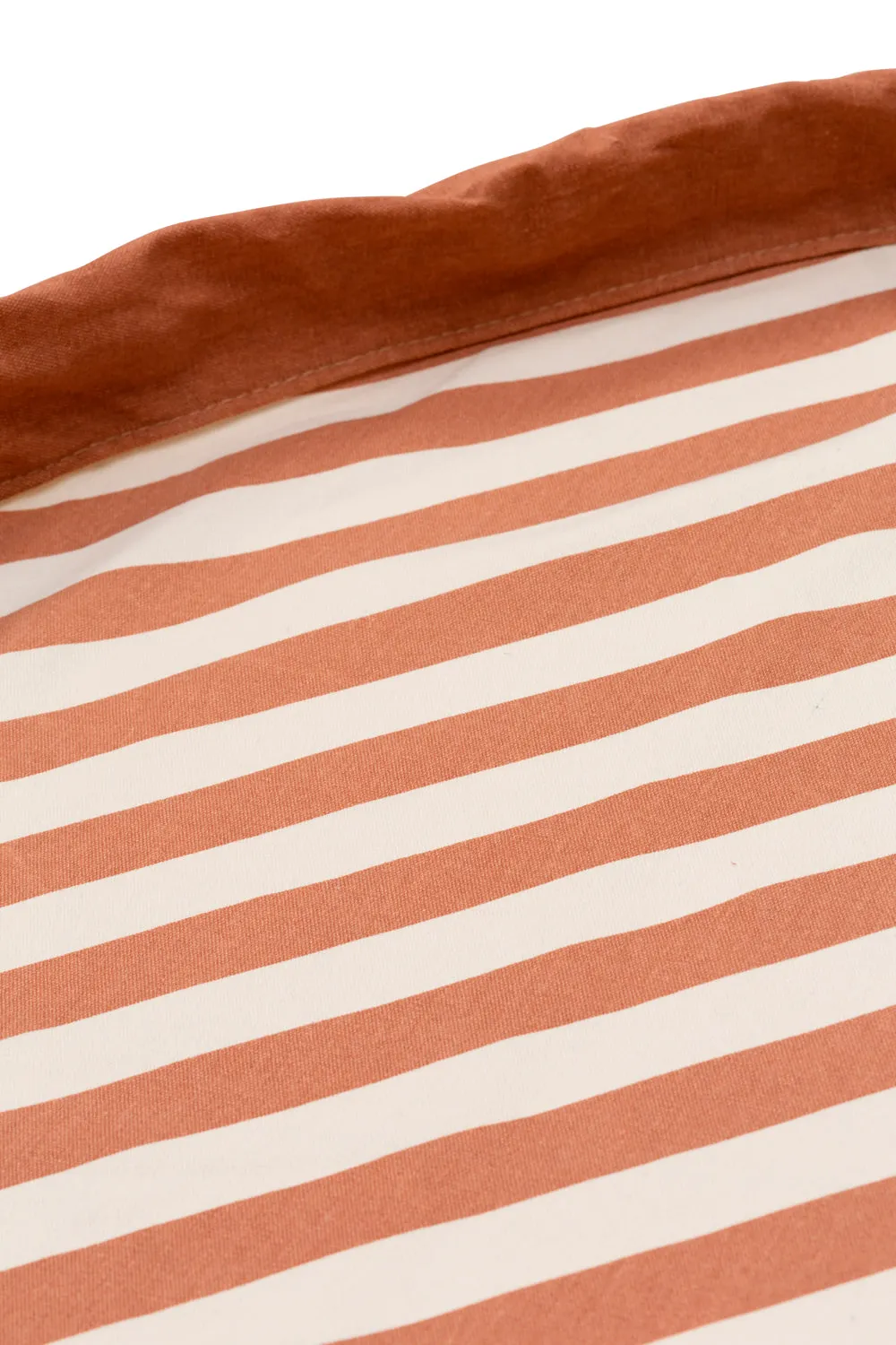 Stripes Brown Toy Storage Bag