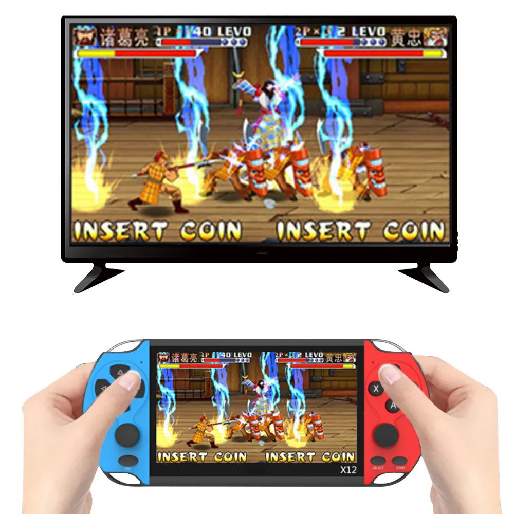 USB Charging 4.3-inch Retro Handheld Nostalgic Gaming Console