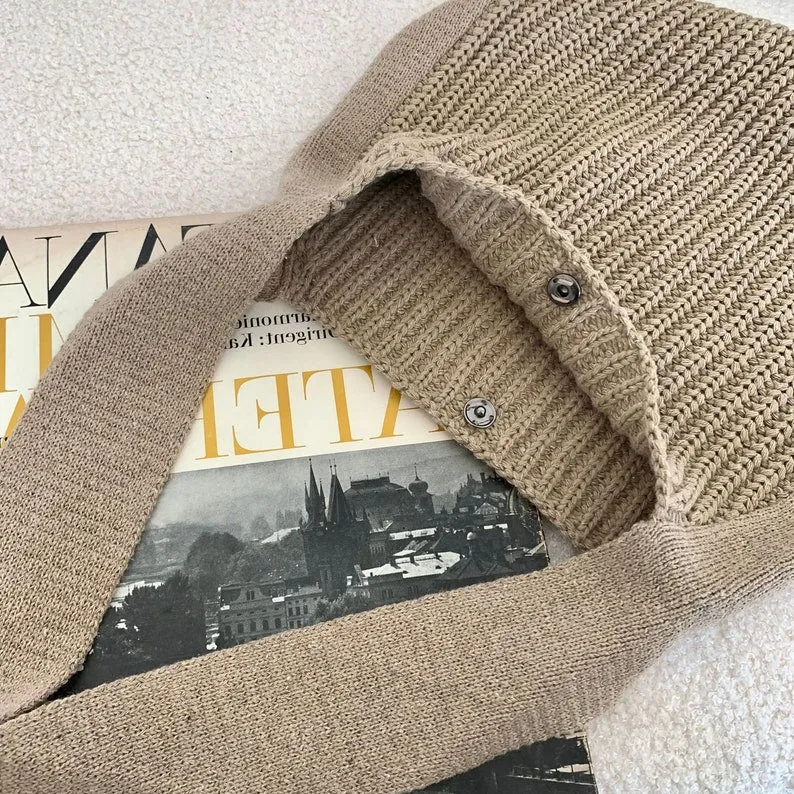 Wool Knitted Bag Knitted Shoulder Bag Messenger Bag