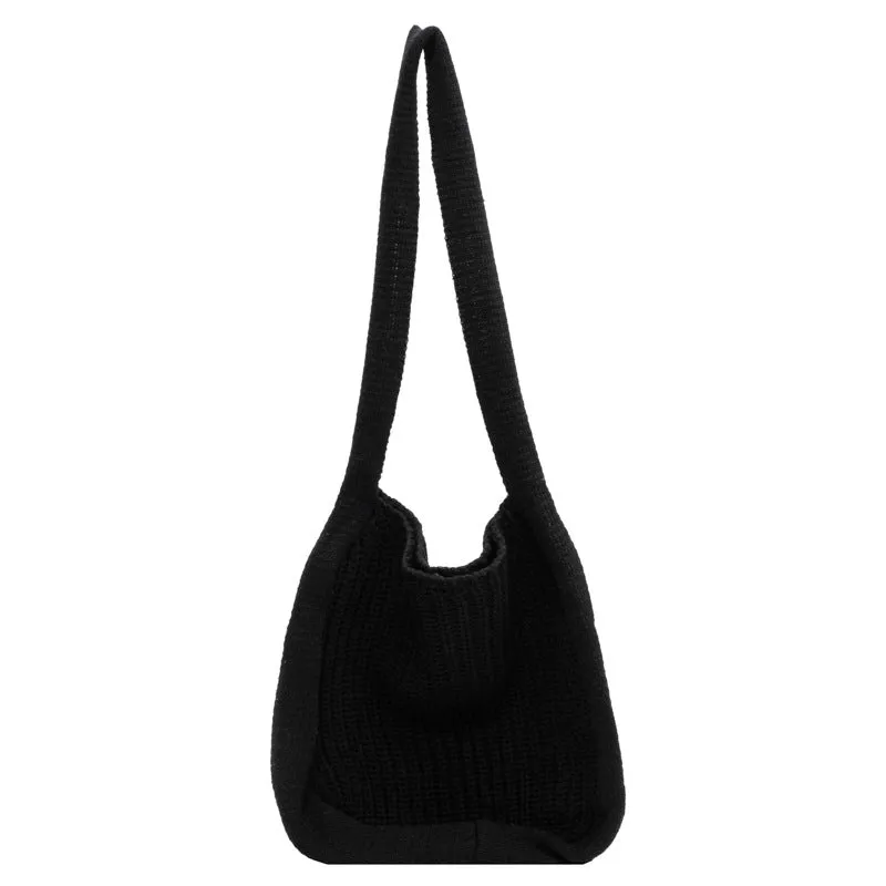 Wool Knitted Bag Knitted Shoulder Bag Messenger Bag