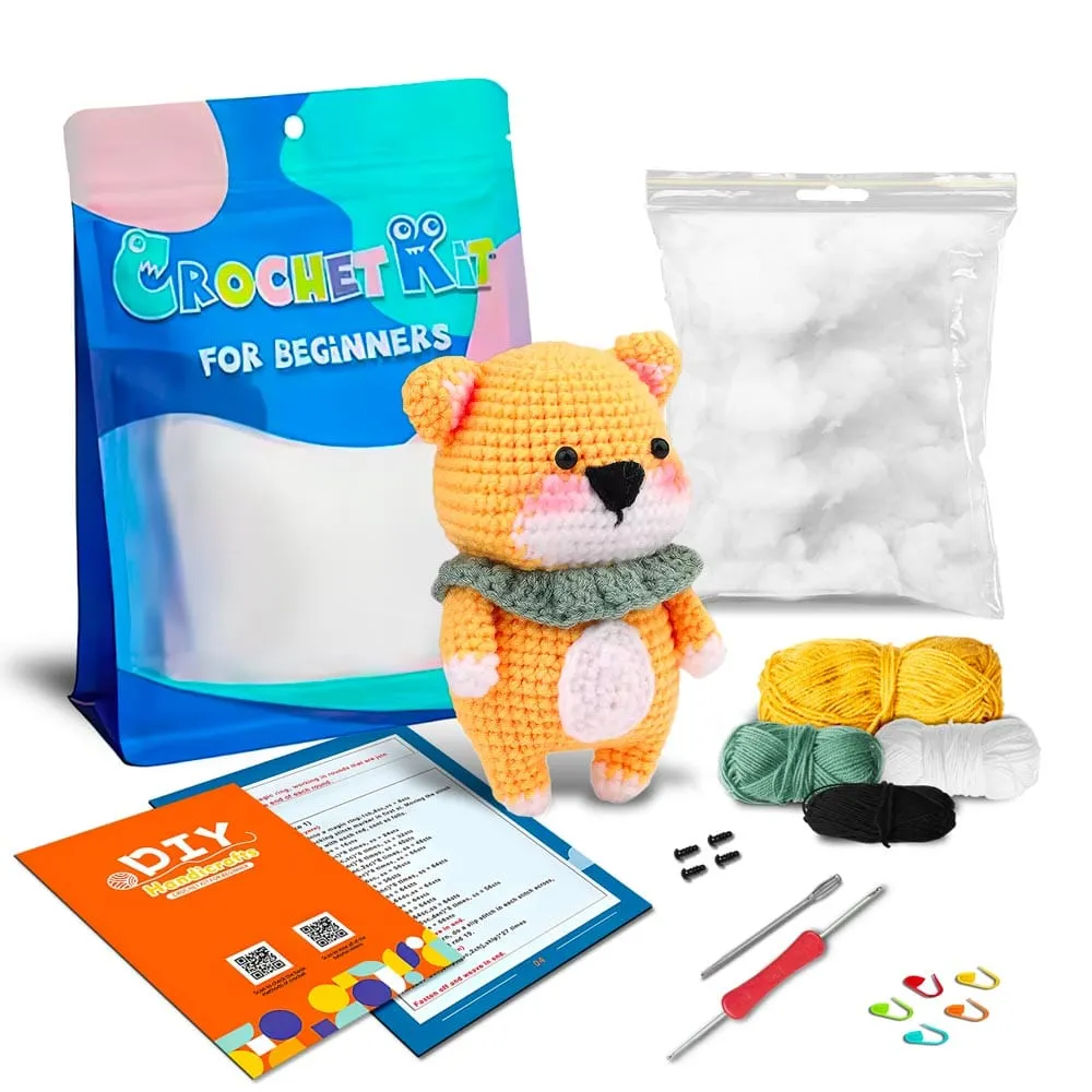 Yellow Puppy - Crochet Kit